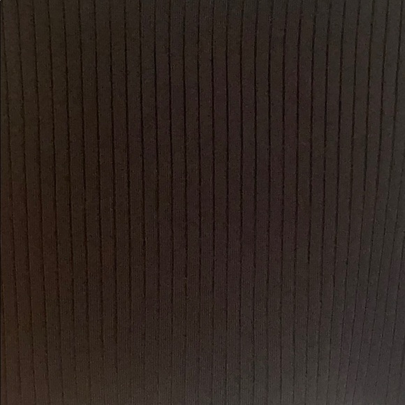 Revolve Black Ribbed Crop Top - Picture 4 of 5